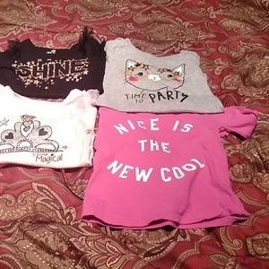 Four Toddler Girl Shirts size 3T